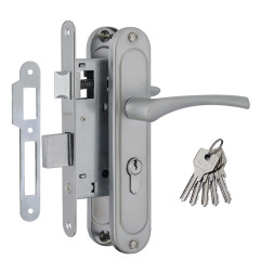 Замок врезной 710-55мм (хром)  "Нора-М"