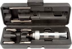 40002 Отвертка ударная (хром, 6 насадок, футляр) АвтоДело