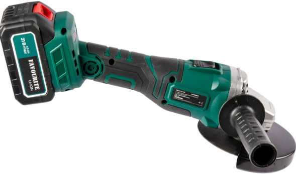 Угловая шлифовальная машина аккумуляторная 21В, 2/4Ач, бесщет. OBS 21 FG 125C FAVOURITE