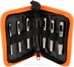 40416 Набор просечек 6шт. 3,2-8,0мм (в сумке) АвтоДело