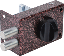 Замок накладной ОМЕГА ЗН1 (2Р) медь