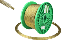 Трос металлополимерный ПР 8,0 (100м, на катушке) 1/200