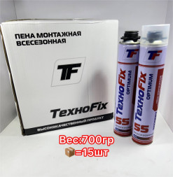 Пена монтажная Texnofix 55 2в1 (15шт)