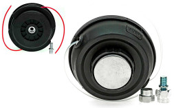 Катушка для косилки TORGWIN 5N-M10x1.25 лев.резьба, адаптееры M8x1.25, M12x1.5 левая резьба