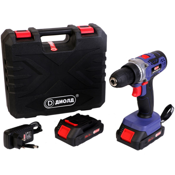 Дрель ручная электрическая аккумуляторная  (ДЭА-20Л-01 ) "ДИОЛД"