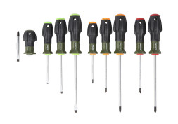 728095 Набор отверток с 3-х компонентными рукоятками, 9 шт. (6шт)