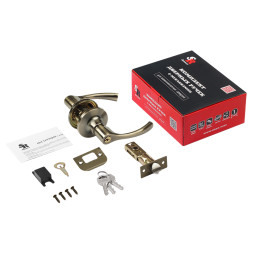 Защелка м/к (ключ/фикс.) ТТ1-01 (стар.бронза)ISPARUS НОРА-М