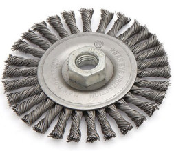 275150 Щетка для УШМ крученая плоская 150мм (20шт)