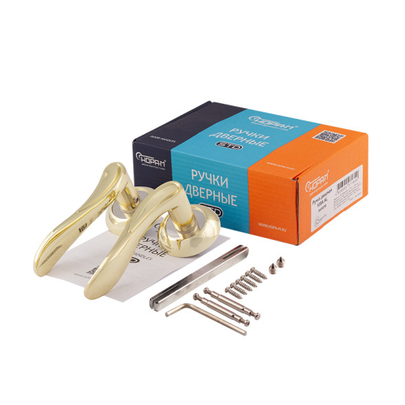 Ручка дверная AL 105А AL ст.бронза "Нора-М"