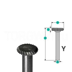 Борфреза твердосплавная YХ1202М06