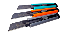 Нож канцелярский 18мм ЦВЕТНОЙ 3 лезвия X-pert (36шт), (30шт)