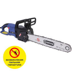 Пила цепная электрическая ручная  (ПЦЭ-3)(безмасляная пильная гарнитура)  "ДИОЛД"