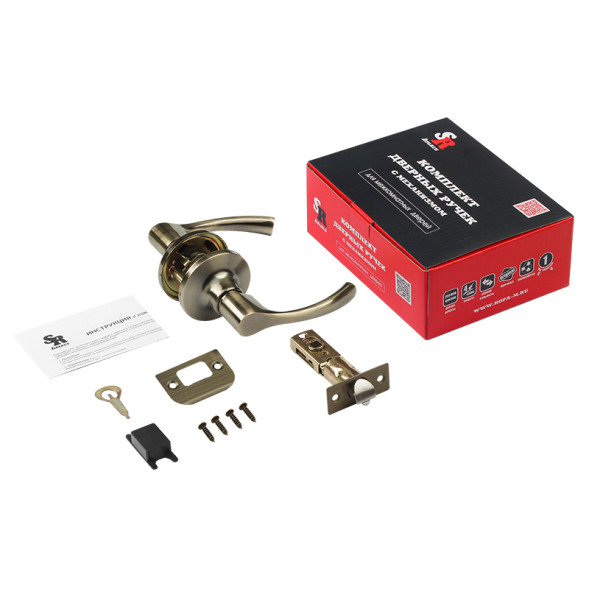 Защелка м/к ТТ1-05 (стар.бронза) ISPARUS НОРА-М