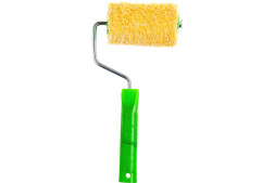 Валик в сборе МИКРОФИБРА БЕСШОВНАЯ (полиамид, ворс 8 мм) 100х48мм, бюгель 6 мм ON