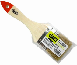 Кисть малярная плоская Любитель нат.щетина 2,5"(63мм) (12шт) ON