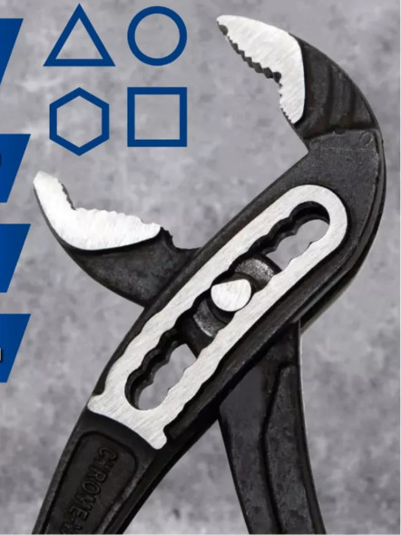 Клещи переставные тонкие губки 250мм X-PERT