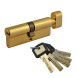 Цилиндр.мех-м Люкс II ЛПВ-80 (латунь) (40-40) "Нора-М"