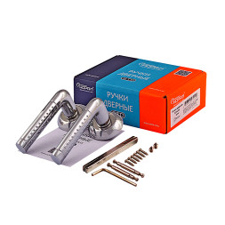 Ручка дверная AL 100А AL  хром НОРА-М