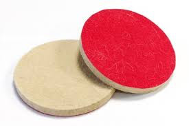 Диск полировальный из натурального войлока "под липучку" 10*125мм