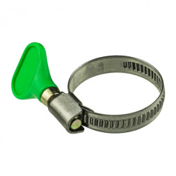 Хомут "TITAN" 40-60 мм нержавеющий "бабочка" (50шт)