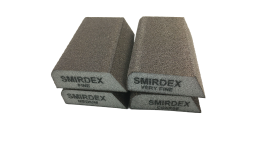 Абразивная губка SMIRDEX 920, 4х4, Combi Very Fine, 100*70*25мм