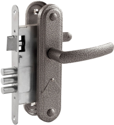 Замок врезной ОМЕГА ЗВ 9.1-02 (серебро)