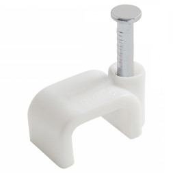 Скоба кабельная ПЛОСКАЯ 10мм (уп.-100шт)