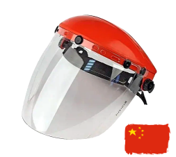 Щиток защитный лицевой "Исток" съёмный экран реечный мех.