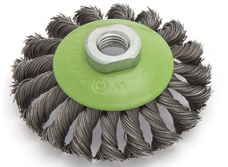 275325 Щетка для УШМ крученая конусная с резьбой М14 125мм (30шт)