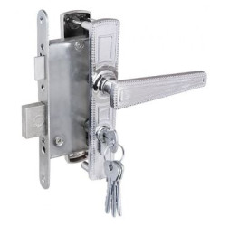 Замок врезной ЗЕНИТ ЗВ4-3.01 Р хром