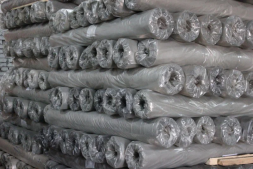 Плёнка п/э серая строительная втор 100мкм п/рукав 3м (100 мп)