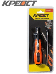 Отвертка переставная двусторонняя 2рс. "Креост"