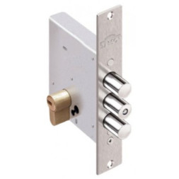 Замок врезной лазурит  1.01.07 з/в d16мм