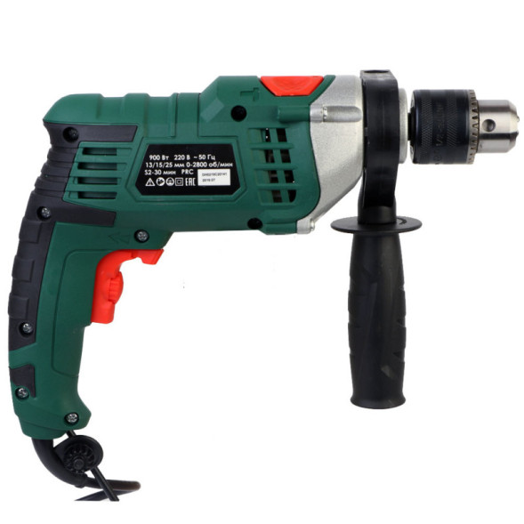 Дрель электрическая ударная, 900Вт, (ДЭУ-030-01) "ДИФМАШ"