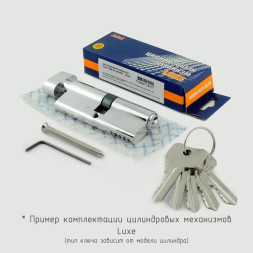 Цилиндр.мех-м Люкс I ЛВ-90 (хром) (55-35в)  "Нора-М"