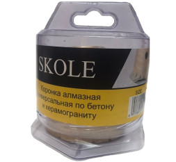 Коронка универсальная бетон, керамогранит 68мм M14 SKOLE
