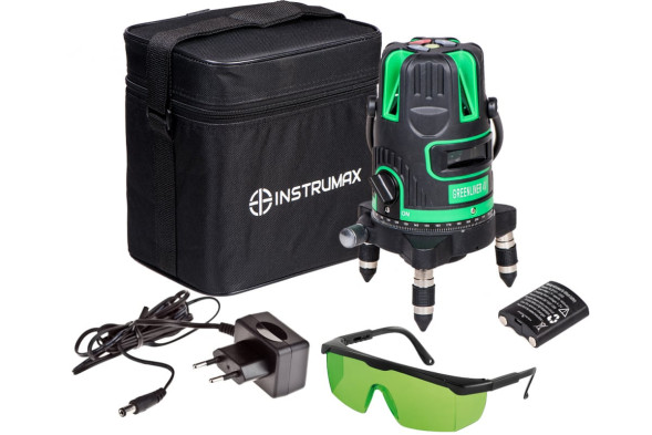 Лазерный уровень  INSTRUMAX GREENLINER 4V