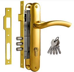 Замок врез. N96-85 М  (золото)  "Нора-М"