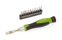 786114 Отвертка цанговая для точных работ сбитами 1/8", 14 предм.