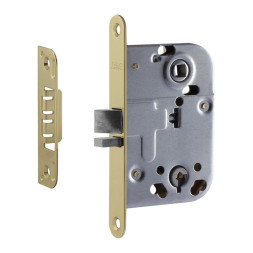 Корпус замка КЗВ-114 (72мм) (латунь полир.)  "Нора-М"