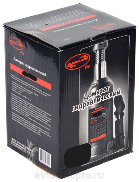 43408 Домкрат гидр.8,0т (220-483мм) АвтоДело "Professional"
