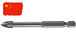 Сверло по керамике QUATRO 8 мм.с шестигранным хвостовиком SKOLE (+8 хв)