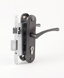 Замок врезной ОМЕГА ЗВ 7.02 (серебро)