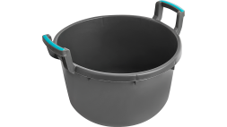 Таз строительный гибкий, круглый с ручками 50л  Ø560