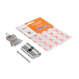 Цилиндр.мех-м Л-90 (хром) (45-45)  "Нора-М"