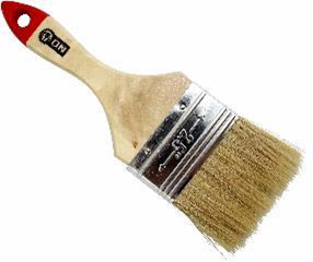 Кисть малярная плоская Стандарт нат.щетина 5"(125мм) (6шт) ON