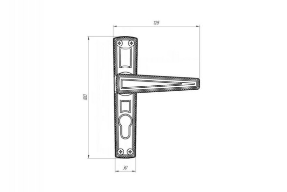 Ручки ЗЕНИТ РФ1-55.01 бронза