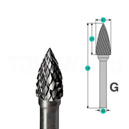 Борфреза твердосплавная GХ1425М06