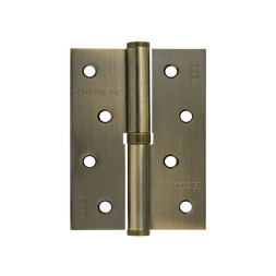 Петля сталь 750-4"-FНР-ЕСО (брон.покр.)левая (100*70*2,5)  "Нора-М"