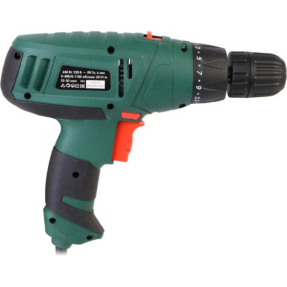 Шуруповерт электрический, 2 скорости, 650 Вт, (ШС-030) "ДИФМАШ"